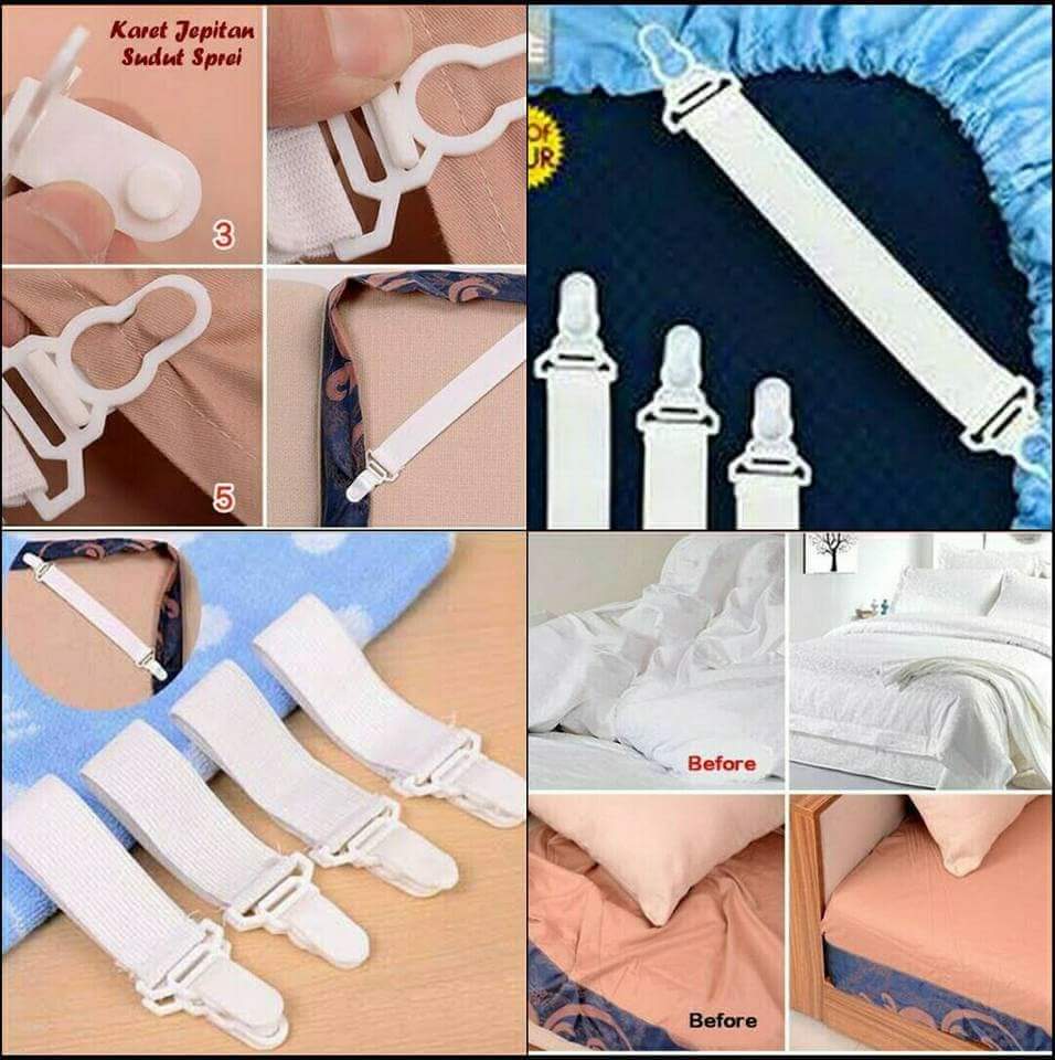 Pengait Sprei isi 4pcs