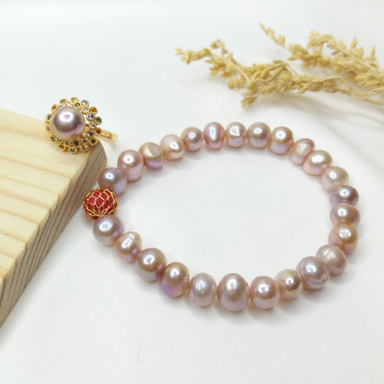 Set Gelang Mutiara Air Tawar