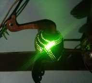 Lampu hias/tidur batok kelapa